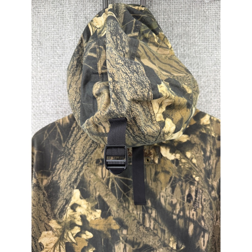 Cabelas Mens XL Mossy Oak Break Up Camo Hunting Jacket Hood Dry Plus - Picture 6 of 16